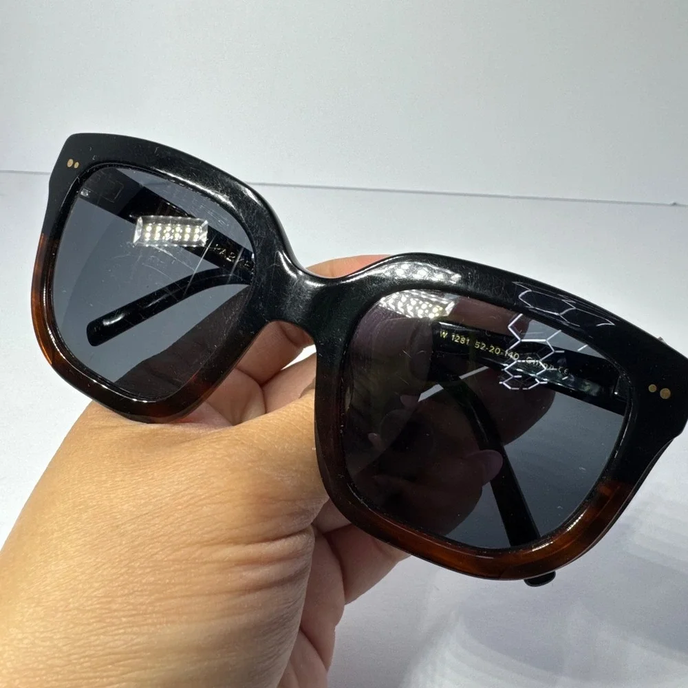 Warby‎ Parker Darcy Sunglasses Black Tortoise Square W 1281 52-20-140 Women's